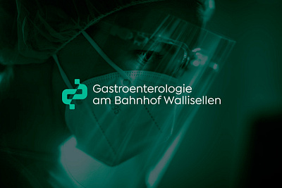 Gastroenterologie am Bahnhof Wallisellen – Visual Identity clinic gastroenterologie health icon intestine logo mark medical stomach symbol