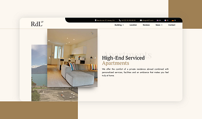 RdL27 Website Design animation apartments branding design five star hotels graphic design hotels images logo motion motion graphics typography ui ux vector