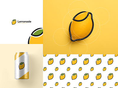 Lemonade Logo branding circle clean corporate branding design fruit golden ratio graphic design grid illustration lemon line logo logodesign minimal modern simple vector