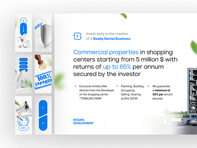 Presentation for the investor ✕ real estate branding design figma graphic design icons illustration presentation real estate ui