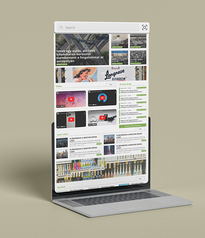 Modern News Portal Design