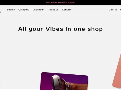 Fashion E-commerce Website for Bag Lovers e commerce high conversion shopping ui ux web design wireframe