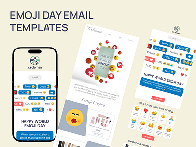 Emoji Day Email Templates email email builder email campaign email design email marketing email newsletter email templates emoji day email html email marketing newsletter stripo email web design