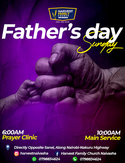 Father's Sunday Posters fathers day sunday poster
