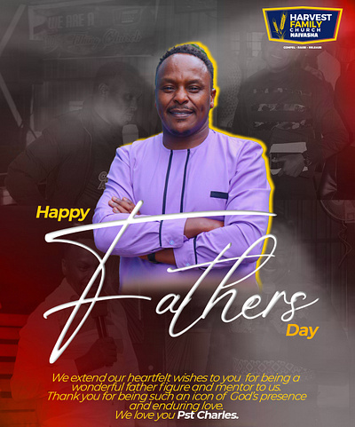 Father's Day Poster graphic design