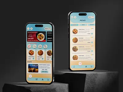 Food Delivery App - "Tropical Bites" adobe xd food delivery app menu design mobile app design restaurant app ui design ui ux design user interface user research ux design