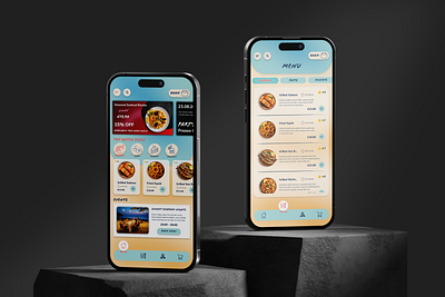 Food Delivery App - "Tropical Bites" adobe xd food delivery app menu design mobile app design restaurant app ui design ui ux design user interface user research ux design