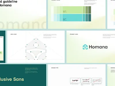 Brand Guideline Homana app applogo brand guide brandguideline branding coliving design graphic design graphicstandardmanual homana logo logodesign