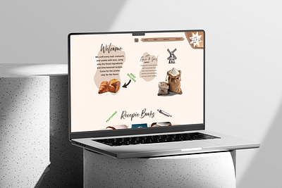 Storytelling Bakery Website - "Food & Soul" bakery website homepage design online bakery pastry shop ui design web design website design website ui