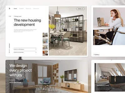 Harveyst - Architecture Portfolio Website agency appartment architecture building business company digital agency home interior landing page marketing minimalist portfolio professional real estate room ui ui design web design website