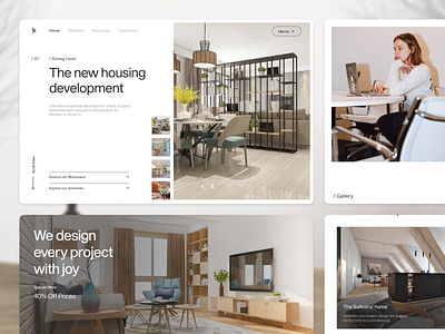 Harveyst - Architecture Portfolio Website agency appartment architecture building business company digital agency home interior landing page marketing minimalist portfolio professional real estate room ui ui design web design website
