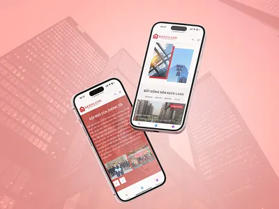 Dự án thiết kế website Bất động sản Keen Land branding design illustration mockup property website mockup website property website puramu responsive website seo web seo website ui ui design uiux ux design uxui design web design website design wordpress website wordpress website design