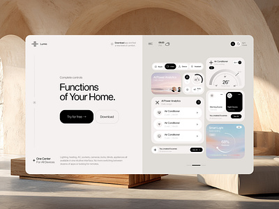 Lumio - AI Smart Home Website ai ai platform ai product design ai website artificial intelligence homepage landing page neural network openai platform product product design product landing page saas smarthome web design webflow website