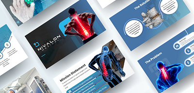 Medical Pitch Deck - Presentation branding designer google slides graphic design investor pitch deck medical powerpoint presentation ppt slides presentation presentation design