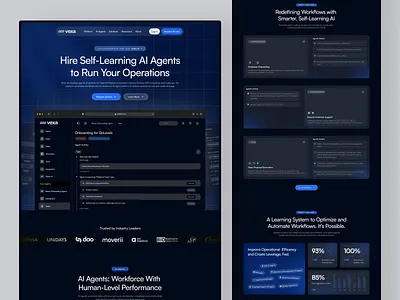 Vexa AI - AI-Powered Platform for Smarter Workflows aiplatform artificialintelligence automationtool barkahlabs cleandesign darkui dashboarddesign dribbble futuristicui interfacedesign moderndesign productdesign saas smartdashboard techdesign ui uidesign ux webdesign