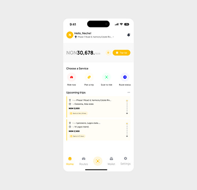 🚘 One App. All Your Rides. branding ui