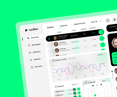 🩺 LocDoc – Patient Dashboard (Web App UI)