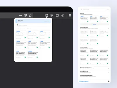 Plugin Design for Chrome Browser design dribbble extension plugin ui ux visual design