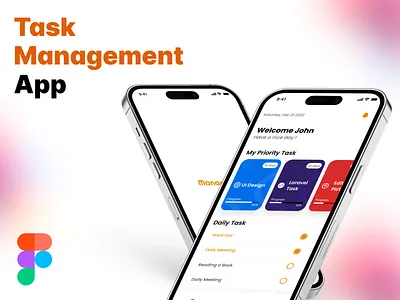 Task Management App 3d animation branding design figma graphic design illustration logo motion graphics ui vector
