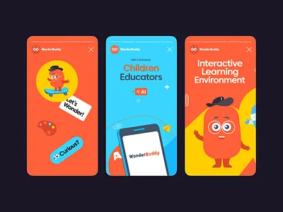 Kids Education Platform brand identity edtech education and learning educational platform graphic design kid learning website kids app kids growth learning platform logotype minimalist online learning quiz app visual identity visual identity design web web design website website design