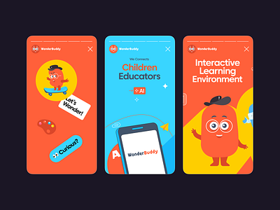 Kids Education Platform brand identity edtech education and learning educational platform graphic design kid learning website kids growth learning platform logotype minimalist online learning visual identity visual identity design web web design website website design