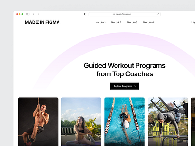Hero Section - Designed with MadeinFigma design figma hero hero section landing page made in figma madeinfigma ui ui design ui designer ui kit ux ux design web design website design website ui