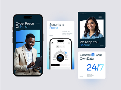 Fendix : Cyber Security - Social Media brand book brand guideline branding clean design cyber security design feed design graphic design instagram layout marketing post design saas social social media typography visual branding visual identity