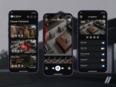IOT Mobile iOS App Design app app design concept app design template app interface dark theme dashboard dashboard design design ios iot iot design mobile mobile app mobile ui online product design smart home ui ux