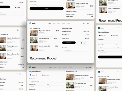 E-Commerce - Checkout Payment bussiness card checkout design e commerce ecommerce furnituer graphic design ladingpage landingpage online store payment process product design shop sofa store ui web