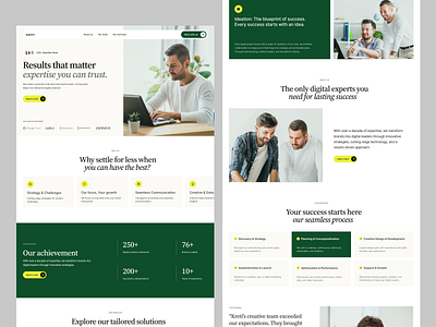 Agency Landing Page agency agency landing page business business landing page design home page landing page portfolio ui web web design webdesign website