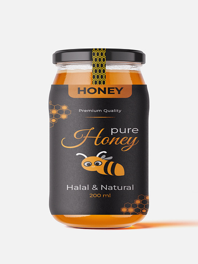 Product label design and packeging graphic design honey label jar design jar label label design modern design packaging product design product label