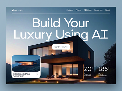 Real Estate Plan Generator corporate website crm dashboard dashboard product design properties property property landing page real estate real estate landing page real estate web real estate website real estate website template rent property rental property sales dashboard ui ux web design website website ui