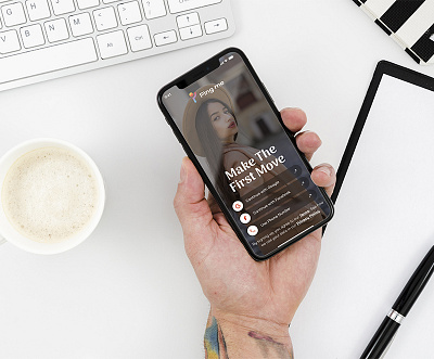 Ping Me Mobile Application app branding dating app design figma graphic design illustration logo ui vector