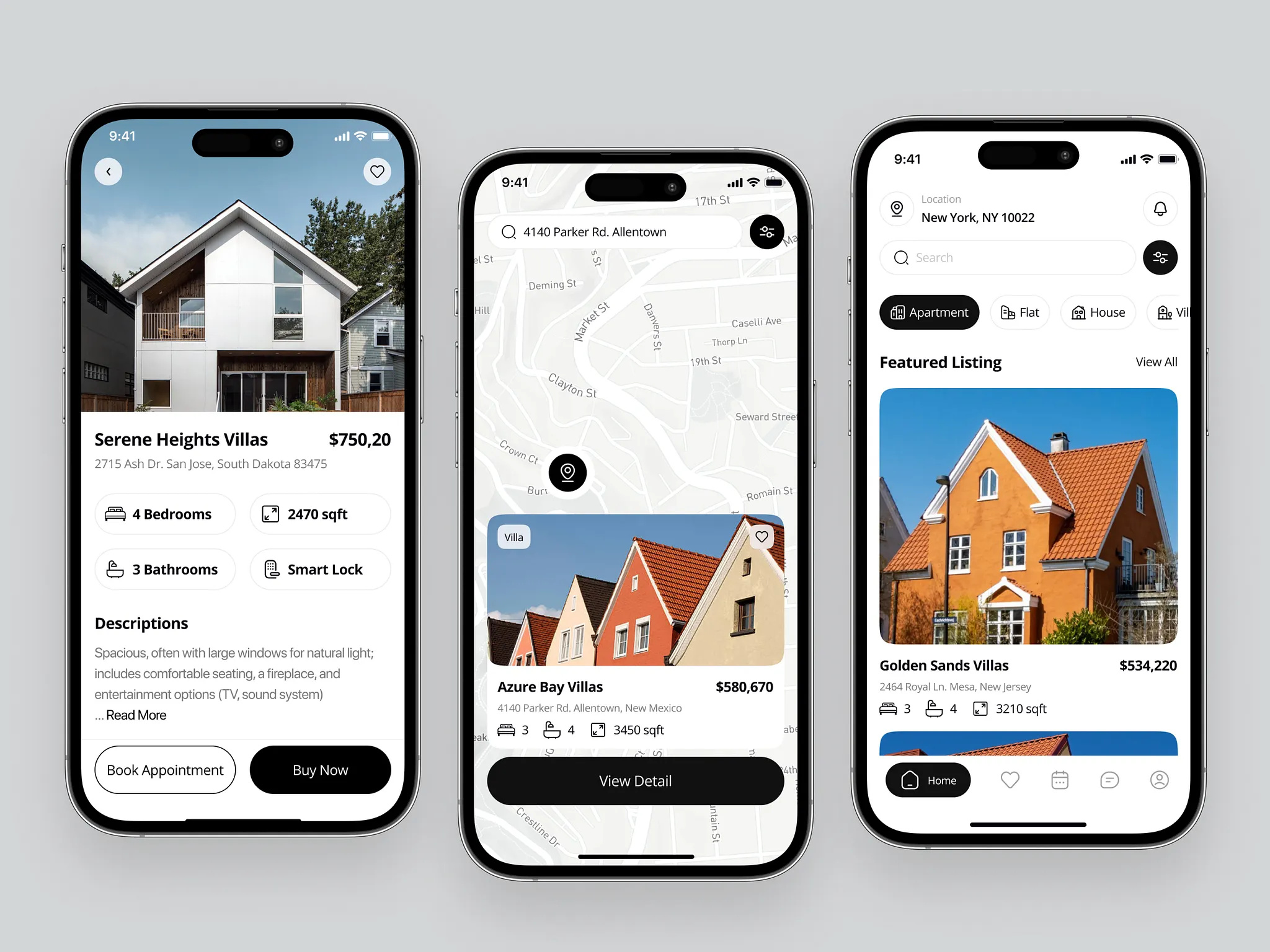 Example of Real Estate App