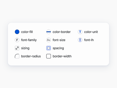 Design tokens design system design token foundation guideline icon icons
