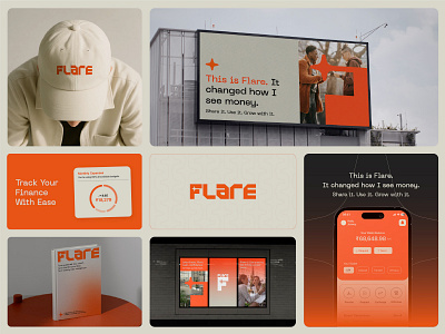 Flare Brand Identity branding graphic design logo