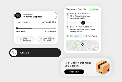 Smart Logistics – Component app branding design graphic design ux