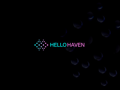 Hello Haven Logo ai brand brand designer brand logo branding design designer dribbble india jj lalit logo logo design logo designer logo mark logodesigner print startup tech top