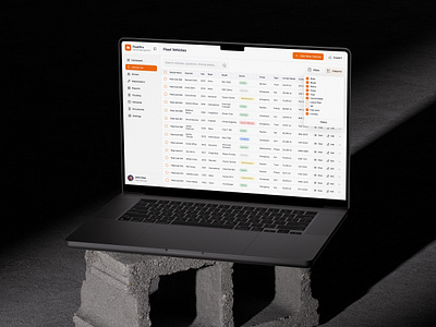 FleetPro – Vehicle Management Dashboard UI modal design` product design visual design web app web ui