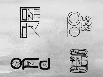 One fine day #3 design graphic design typography