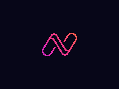 N letter logo/N Logo Mark brand identity branding business logo creative logo gradient graphic design initial logo letter logo logo logo design logos minimal modern n letter n logo n logomark personal brand typography visual identity