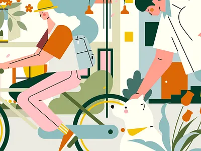 小园素作品 design flat graphic design illustration vector