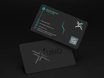 Modern Business card design black business card blue business card brand identity branding business card business card design business card designer graphic design logo logo design luxury business card minimalist business card modern business card tech logo ui visiting card visual identity