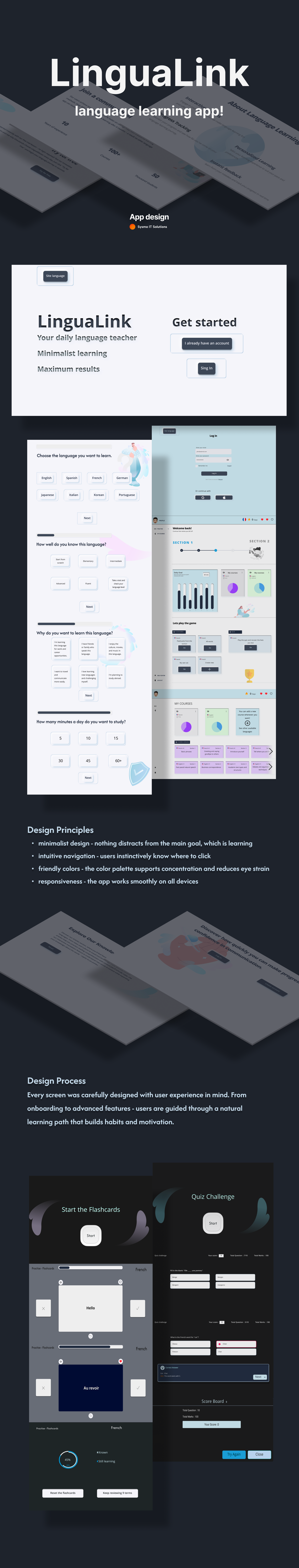 LinguaLink - web app 3d app apptemplate branding design graphic design illustration logo mobile ui ux we web webapp website