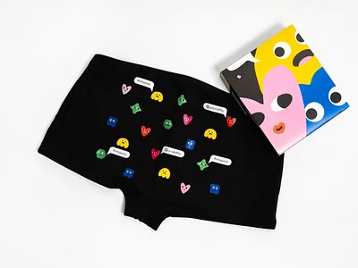 #onlypants underwear design clothing design graphic design illustration merch minimal packaging packaging design