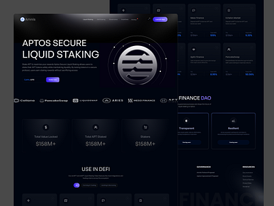 DeFi Staking Platform Design defi defi design defi landing page defi platform defi staking defi website landing page liquid staking staking staking landing page staking platform token staking web design