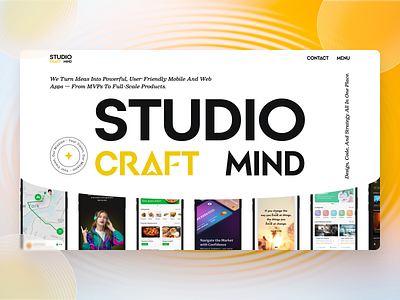 Studio Craft Mind – From Idea to Powerful App 📱 appdevelopment digitalproducts productdesign studiocraftmind transformideas