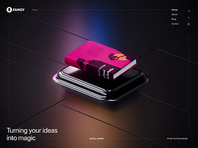Hero section Landing page 3D animation 3d 3d animation 3d art ai agents converter e commerce finane fintech hero hero image hero section homepage icons landing landing page landingpage web web design webdesign website