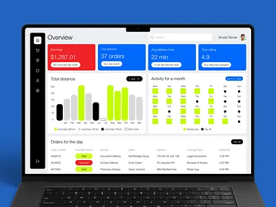 Shipping Web App Dashboard for Couriers app interfaces best web design core app dashboard dashboard dashboard ui delivery app interactive design logistics modern web ui design ui ux design web app web application design web interface design web ui