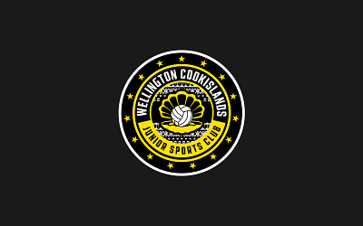Willington Cookislands Netball Sports Logo Design badge logo graphic design logo logo design netball netball basketball sports sports logo